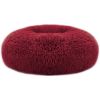 Pet Dog Bed Soft Warm Fleece Puppy Cat Bed Dog Cozy Nest Sofa Bed Cushion M Size - Red - M