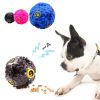 Pet Dog Squeaker Missing Food Ball Squeak Puppy Big Dog Puzzle Training Toys for Dogs French Bulldog Pug Balls Pets Accessories - blue - 7cm