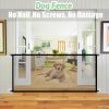 Pet Dog Gate Qiao Net Dog Fence Pet Barrier Fence Suitable For Indoor Safety Pet Dog Gate Safety Fence Pet Supplies Direct Sales - yellow - 180cm