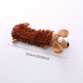 Pet Dog Toy Sounding Toy For Dog Chew Toy Puppy Molar Toy Plush Toy Dog Interactive Toy Supplies - Brown Dog