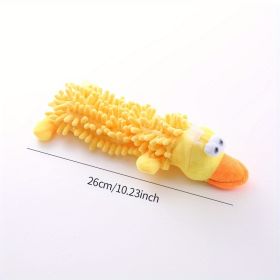 Pet Dog Toy Sounding Toy For Dog Chew Toy Puppy Molar Toy Plush Toy Dog Interactive Toy Supplies - Yellow Duck