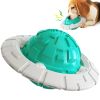 Dog Toy Sound Molar Decompression Dall Training Interactive Flying Saucer Dog Toothbrush Medium and Large Dog Pet Supplies - Blue