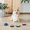 Dog Talking Button For Communication; Voice Recording Button Pet Training Buzzer; Dog Buttons - Green+Blue