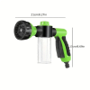 Pet Dog Wash Outdoor, High-Pressure Pet Shower Sprayer Dog Shower Brush And Pet Grooming Comb For Watering Flowers, Car Washing, Pet Bathing - Green w