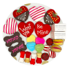 Valentines Love Themed Dog Treats Gift Box - 22 treats