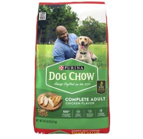 Purina Dog Chow Complete, Dry Dog Food for Adult Dogs High Protein, Real Chicken, 44 lb Bag - Dog Chow