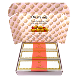 Dog Macaron Combo Gift Pack - 3 Rose