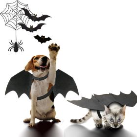 Halloween Pet Bat Wings Costume Cat and Dogs - M/L