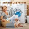 72x72inch Dog Pee Pad Reusable Machine Washable Pet Training Pad Highly Absorbent Quick Dry  - Grey