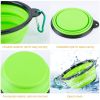 4Pcs Silicone Collapsible Dog Bowls BPA Free Travel Dog Bowl Foldable Cat Dog Food Water Bowl - Multi-Color