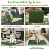 23.23x18.12' Replacement Grass Mat For Pet Potty Tray Dog Pee Potty Grass Turf Pad Fast Drainage Easy Cleaning - Green