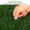 23.23x18.12' Replacement Grass Mat For Pet Potty Tray Dog Pee Potty Grass Turf Pad Fast Drainage Easy Cleaning - Green