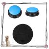 Dog Talking Button For Communication; Voice Recording Button Pet Training Buzzer; Dog Buttons - Purple+Pink