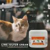 Lime Sulfur Pet Skin Cream - Pet Care and Veterinary Treatment for Itchy and Dry Skin - Safe Solution for Dog;  Cat;  Puppy;  Kitten;  Horse‚Ä¶ - 4 oz