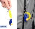 Portable Training Guide Clicker Dog Supplies Whistle Trainer Delicate Button Clicker Pets Dog Cat Pet Clicker - Blue