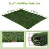 23.23x18.12' Replacement Grass Mat For Pet Potty Tray Dog Pee Potty Grass Turf Pad Fast Drainage Easy Cleaning - Green