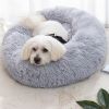 Pet Bed For Dog & Cat; Plush Cat Bed Warm Dog Bed For Indoor Dogs; Plush Dog Bed; Winter Cat Mat - Light Green - 40cm/15.7in