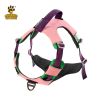 Pet chest sling Explosion-proof punch dog sling Dog leash dog rope pet supplies - AN6-pink-XL