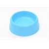 1Pc High Quality Solid Color Pet Bowls Candy-Colored Lightweight Plastic Single Bowl Small Dog Cat Pet Bowl Pet Feeding Supplies - blue - S