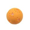 Rubber Pet Ball Toys Sound Interactive Durable Molar Dog Training Toys For Medium and Big Dogs Cleaning Teeth Pet Supplies - Orange