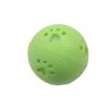 Rubber Pet Ball Toys Sound Interactive Durable Molar Dog Training Toys For Medium and Big Dogs Cleaning Teeth Pet Supplies - Green