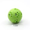 Rubber Pet Ball Toys Sound Interactive Durable Molar Dog Training Toys For Medium and Big Dogs Cleaning Teeth Pet Supplies - Green