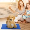 Pet Dog Cooling Mat Pressure Activated Gel Self Cooling Mat Pad Pet Cooling Bed Mats Portable Pet Cooling Mat L Size - M