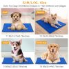 Pet Dog Cooling Mat Pressure Activated Gel Self Cooling Mat Pad Pet Cooling Bed Mats Portable Pet Cooling Mat L Size - L