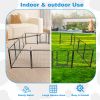 16 Panels Dog Playpen for outdoor,yard,camping,24"Height dog fence with 2 doors. - as Pic