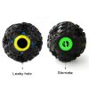 Pet Dog Squeaker Missing Food Ball Squeak Puppy Big Dog Puzzle Training Toys for Dogs French Bulldog Pug Balls Pets Accessories - black - 9.5cm